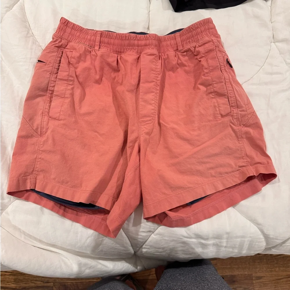 Birddogs Men's Athletic Shorts in Dusty Rose with Slate Inner Liner